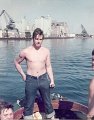 (Yorkie) Brooks middle, Stevie Close bottom right, Martin (Nobby) Clarke right, Malmo 1979